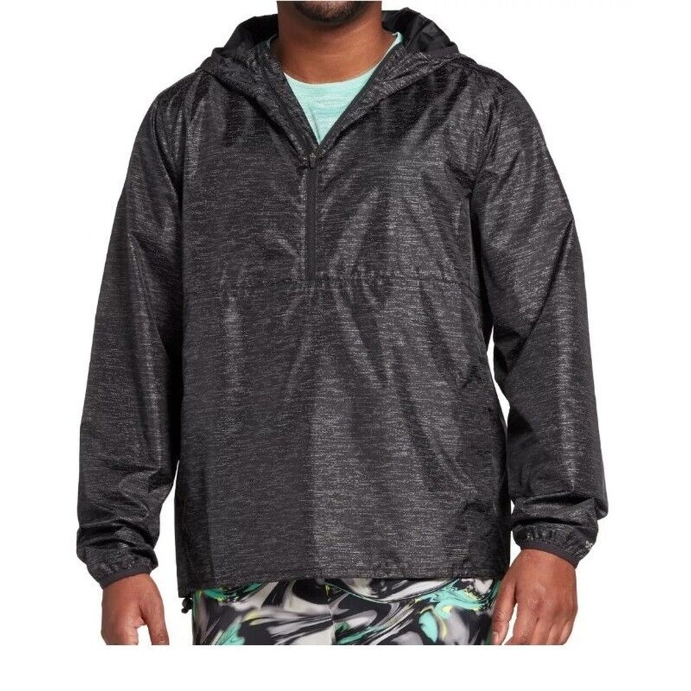 DSG Packable Men's Run Running Jacket Black Size Small + Free T Shirt